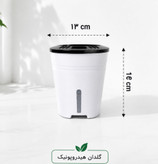 گلدان دوجداره هیدروپونیک از سایز 9 تا 2۷